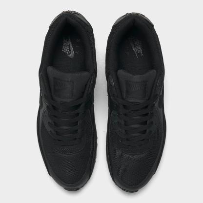 Men's Nithtke Air Max 90 Casual Shoes - Part 2 - Black/Black/Black/Black - Top view
