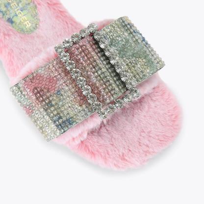 Kurt Geiger London Cosy Bow Slide - Pink - view 5