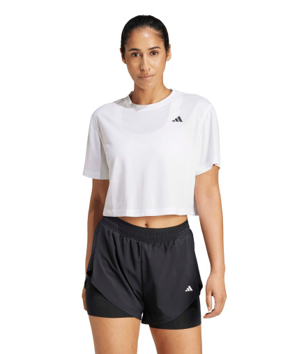 adidas Women's Train Essentials Boxy Workout T-Shirt - White