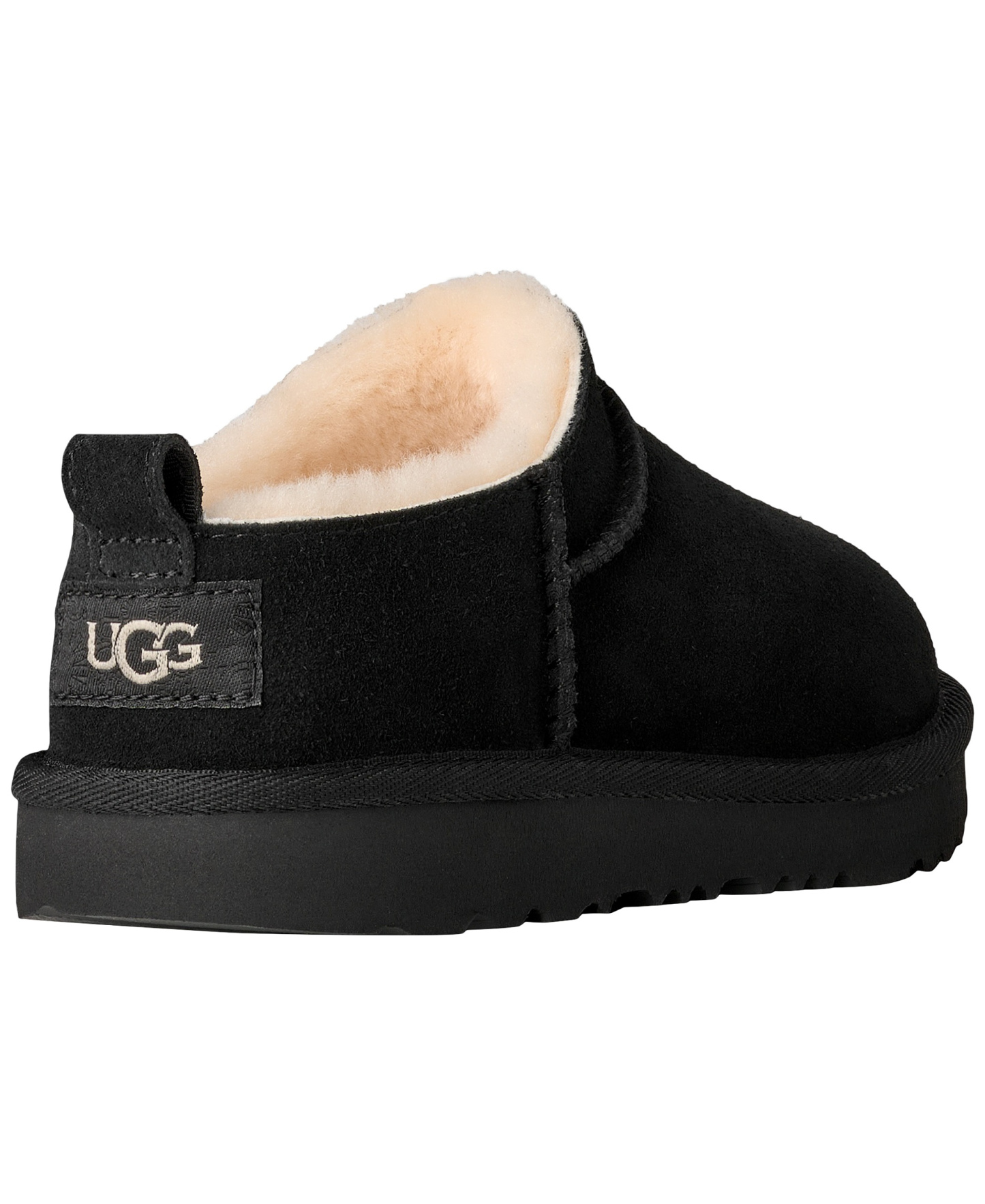 UGG® Kids' Classic Micro Slip-On Booties - Black