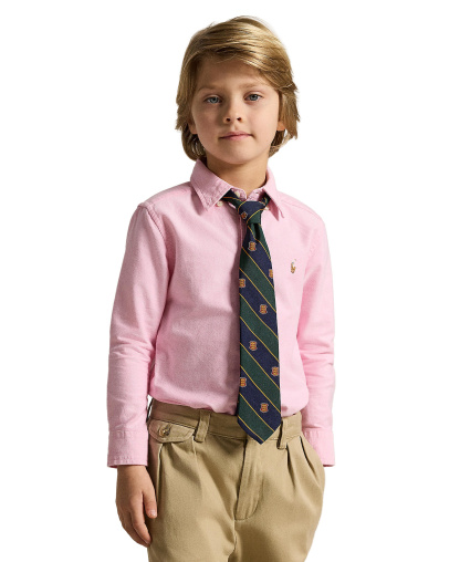 Polo Ralph Lauren Boys' 2T-7 Cotton Oxford Shirt - New Rose