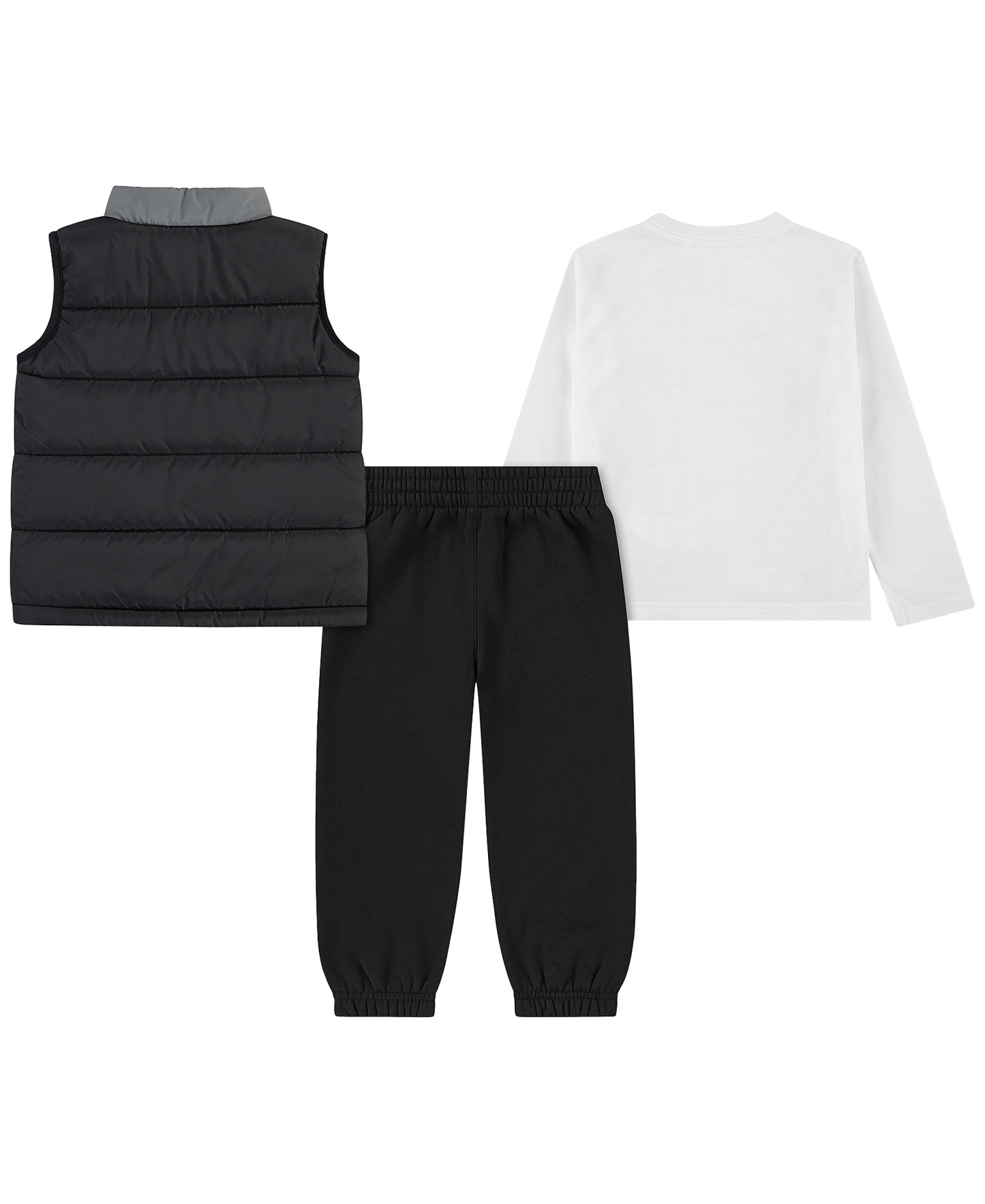 Nike Toddler Boys' 2T-4T Crewneck T-Shirt, Vest and Pants, 3-Piece Set - Black