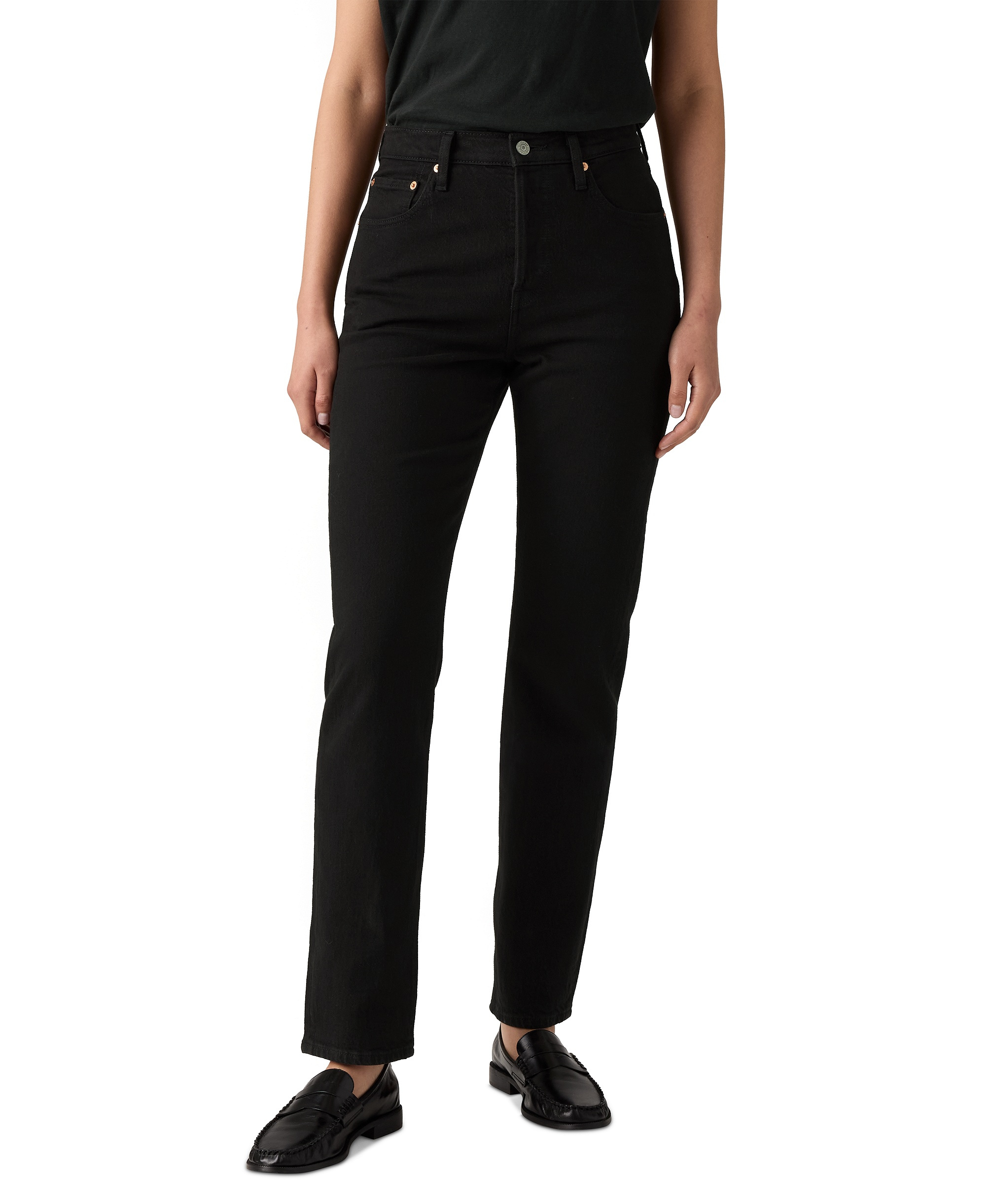 Levi's Women's 501 Original-Fit Straight-Leg Jeans - Black Sprout