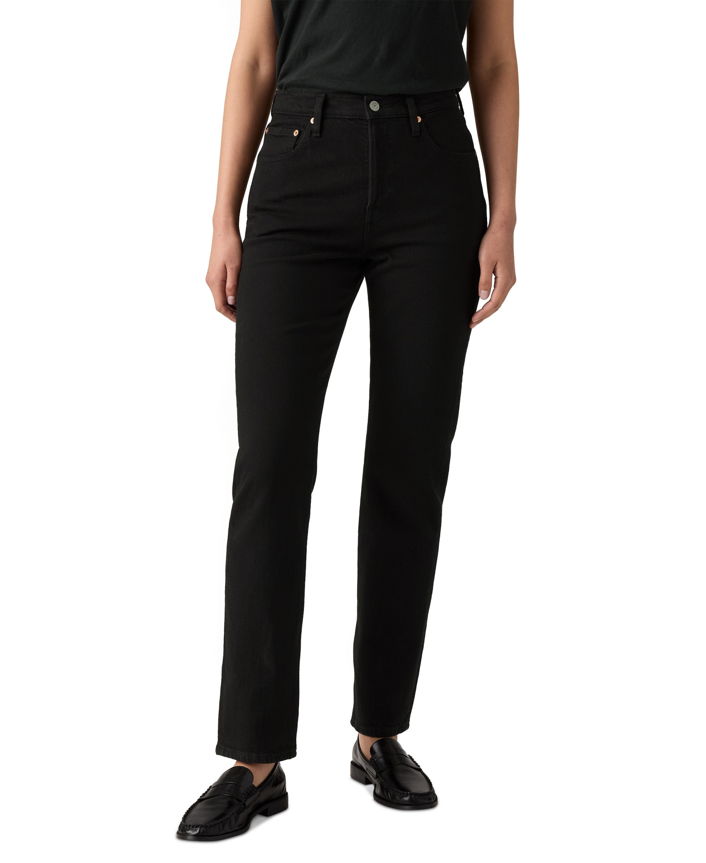 Levi's Women's 501 Original-Fit Straight-Leg Jeans - Black Sprout