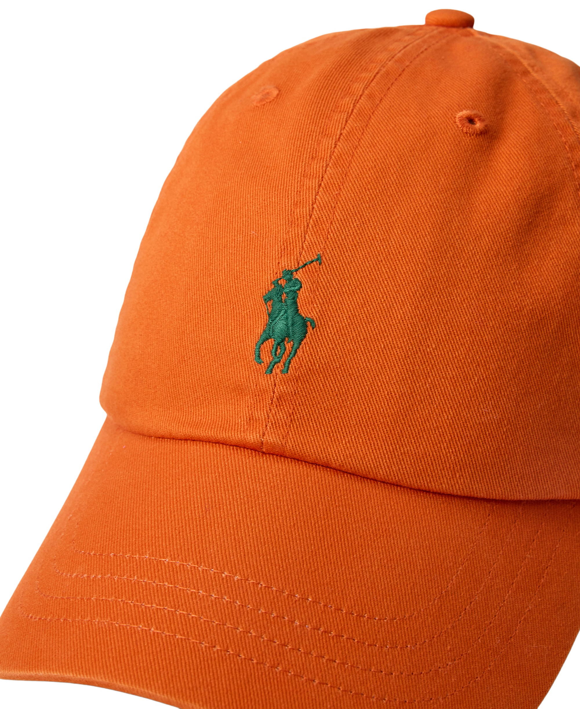 Polo Ralph Lauren Men's Classic Baseball Hat - College Orange W/ C5200