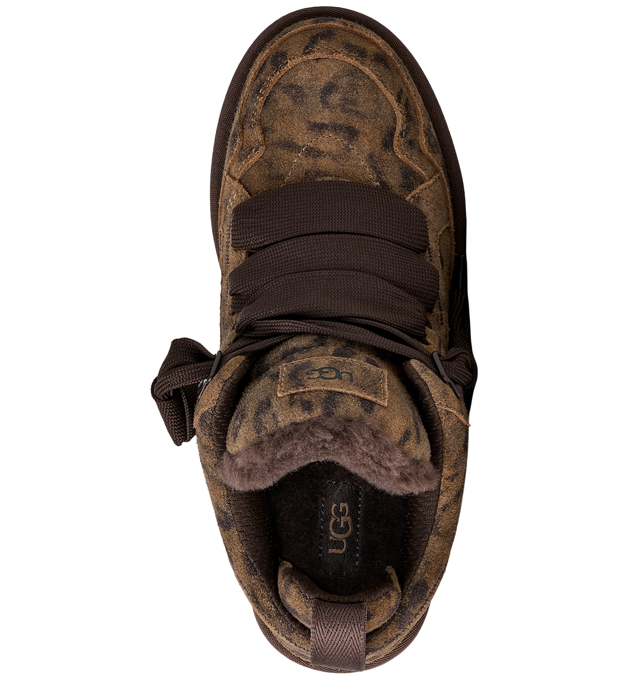 UGG® Women's Lowmel Lace-Up Sneaker Booties - Chestnut Spotted