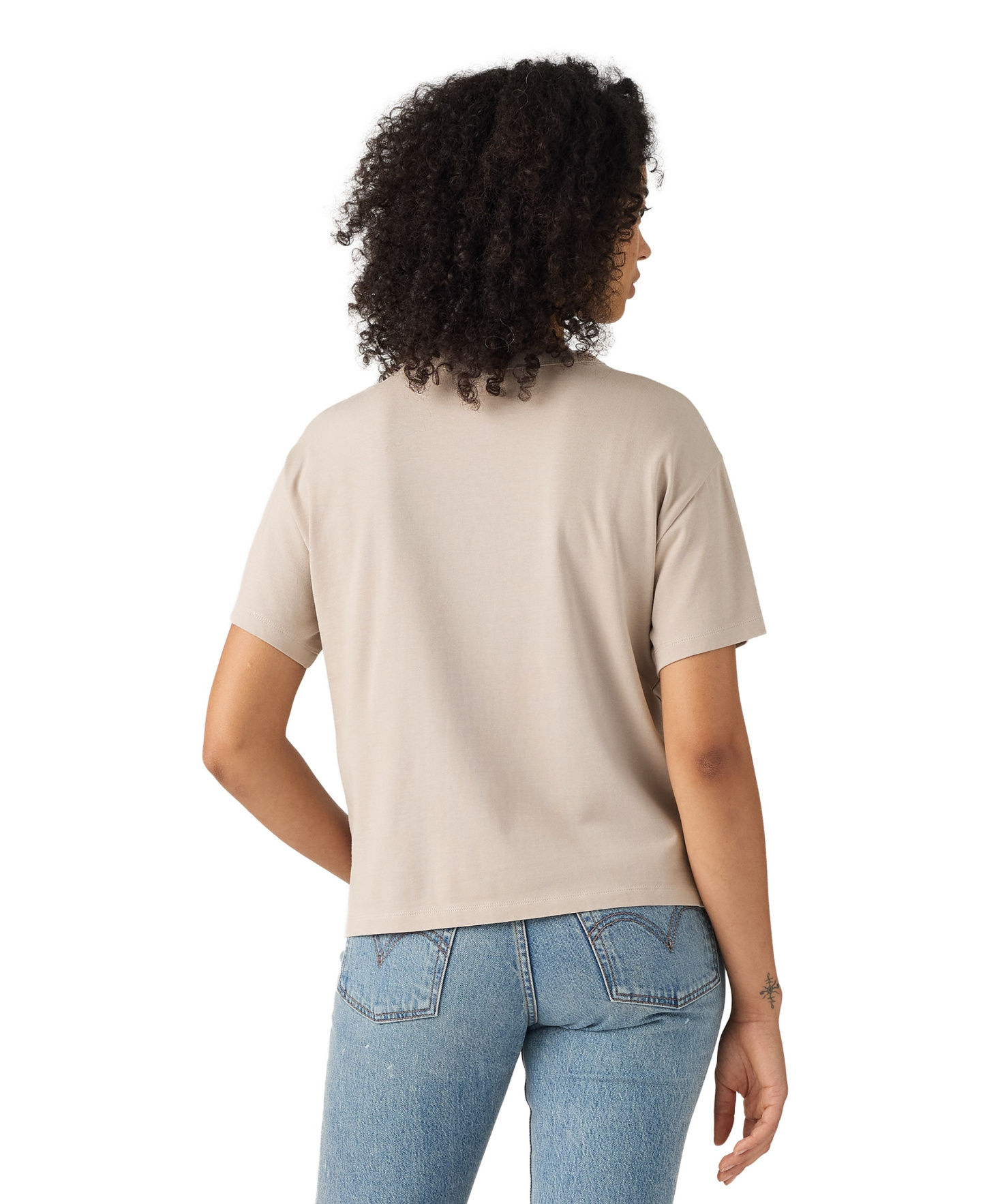 Levi's Women's Vintage Relaxed-Fit T-Shirt - Corded Script Logo Chateau Gray