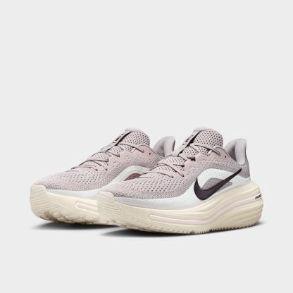 Men's Nithtke Air Winflo 12 Road Running Shoes - College Grey/Coconut Milk/Phantom/Burgundy Ash - Both shoes facing left