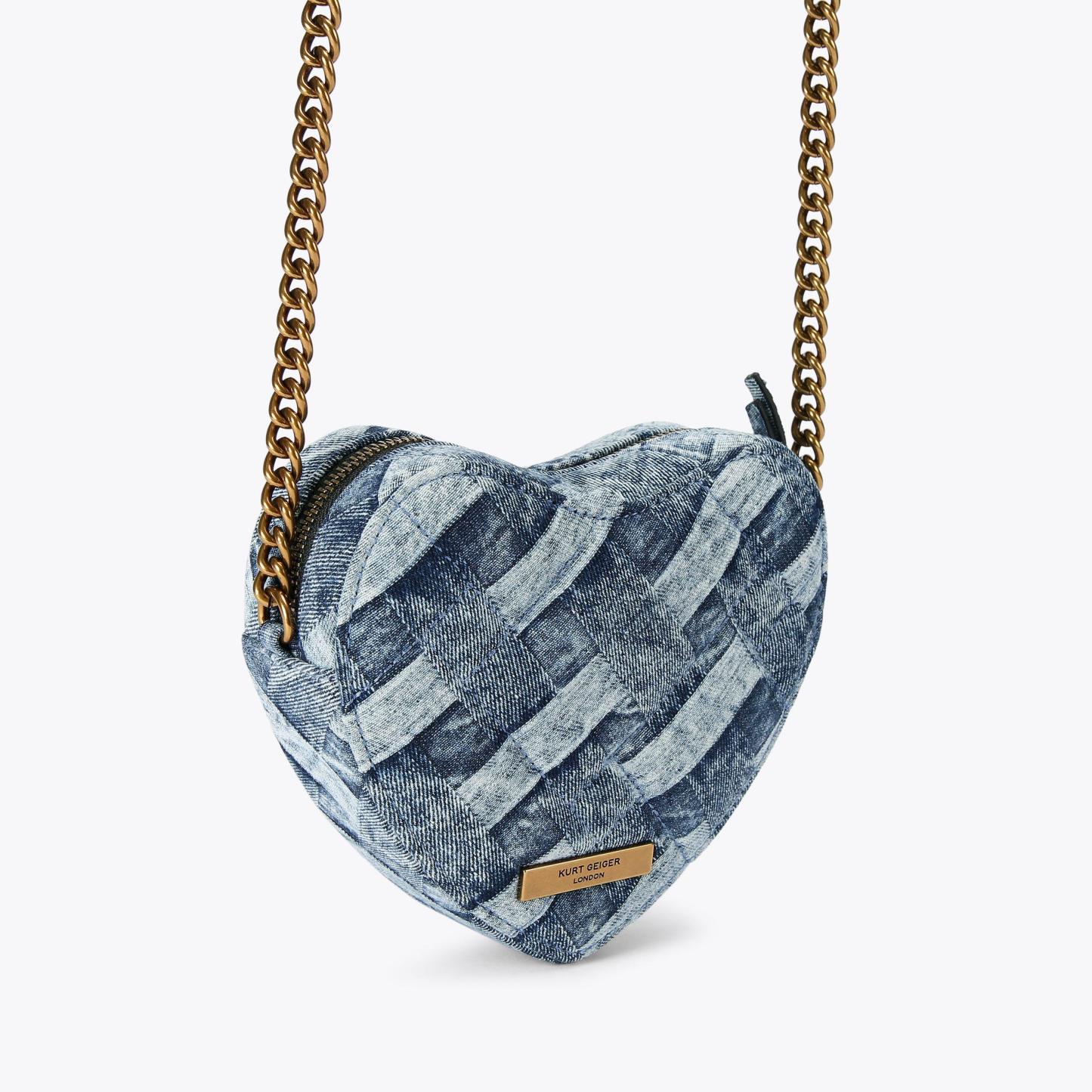 Kurt Geiger London Kensington Heart Bag - Blue - view 4