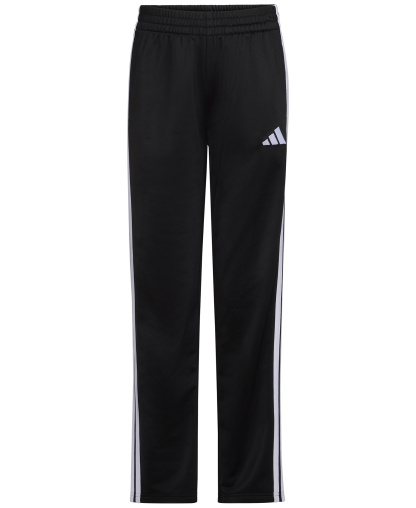 adidas Boys' 8-20 Elastic Waistband Essential 3-Stripe Straight Leg Pants - Black