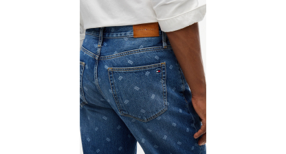Tommy Hilfiger Men's American Icons Straight-Leg Relaxed-Fit Jeans, Macy’s Exclusive - Medium Wash