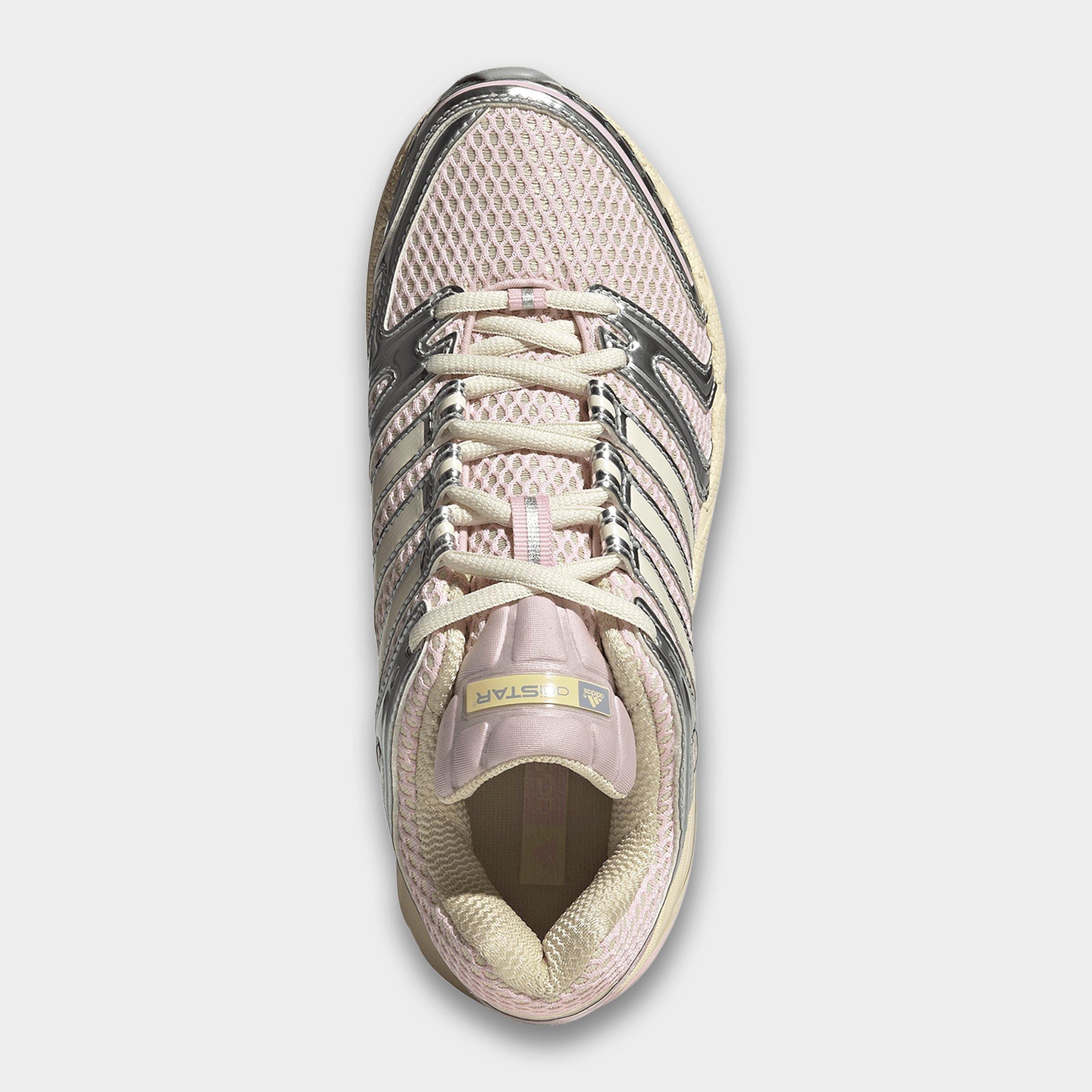 Women's adidas Adistar Control 5 Pony Print Casual Shoes - Part 3 - Warm Vanilla/Clear Pink/Silver Metallic - Top view