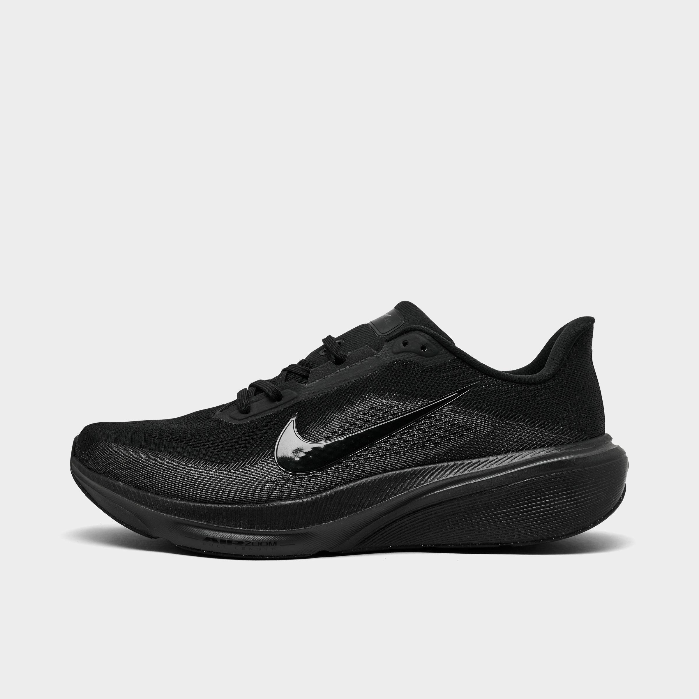 Men's Nithtke Pegasus 42 Running Shoes - Part 1 - Black/Anthracite/Black - Left shoe facing left. Outside of the shoe.