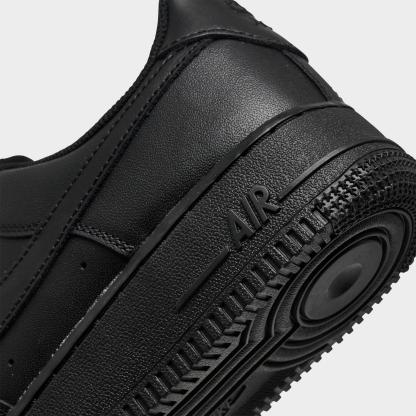 Women's Nike Air Force 1 Low Casual Shoes - Black/Black/Black