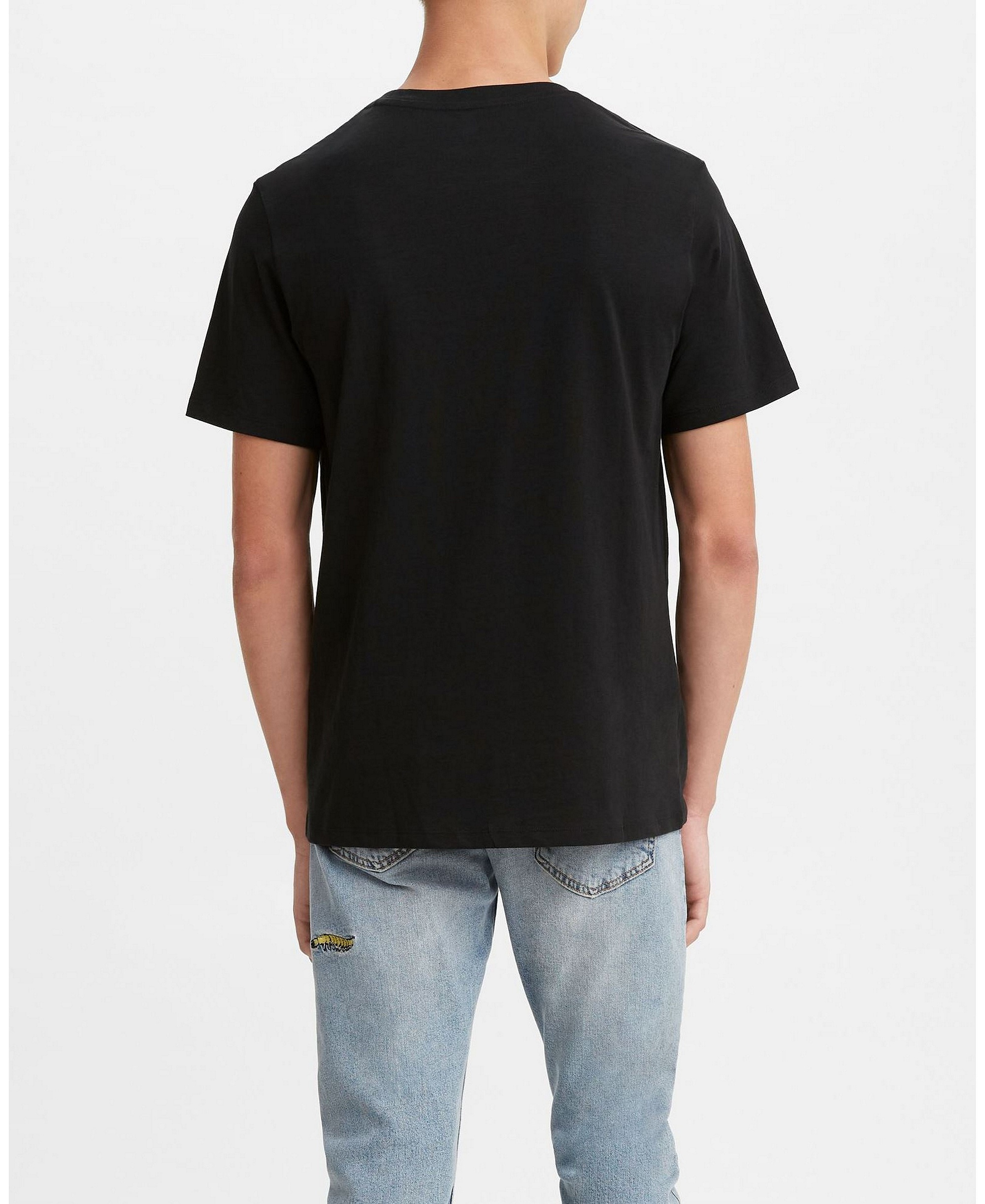 Levi's Men's Classic Pocket Crewneck Short-Sleeve T-Shirt - Mineral Black