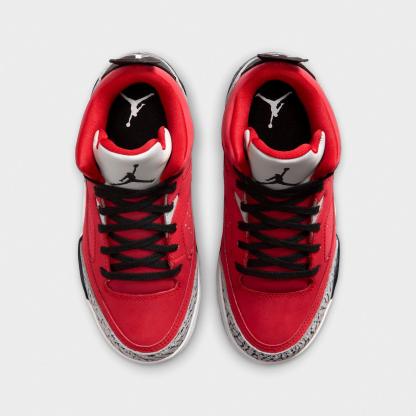 Little Kids' Air Jordan Son of Mars Low Casual Shoes - Fire Red/Grey Mist/White/Black - view 5
