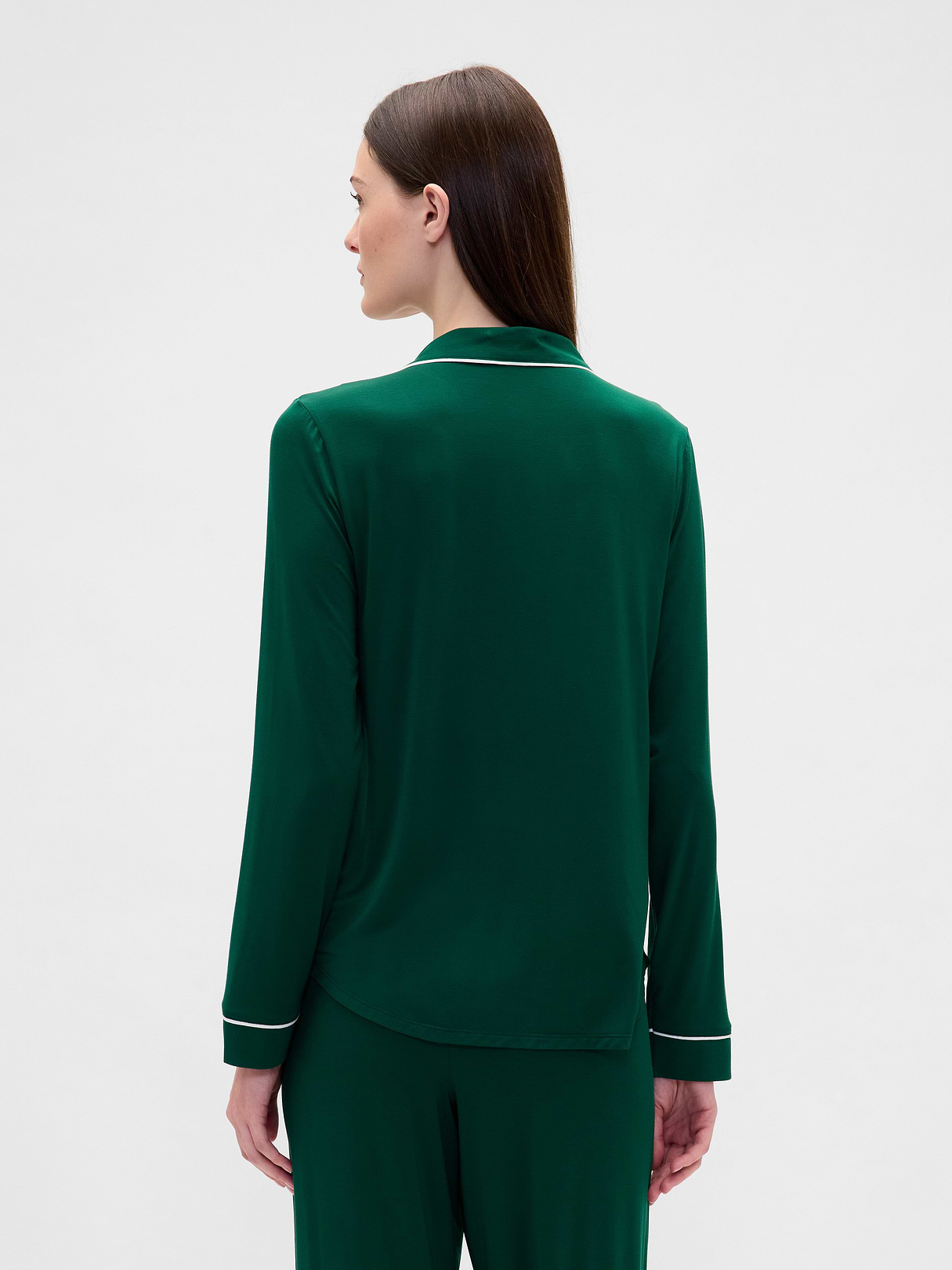 SoftMade Modal PJ Top - Evergreen glamour