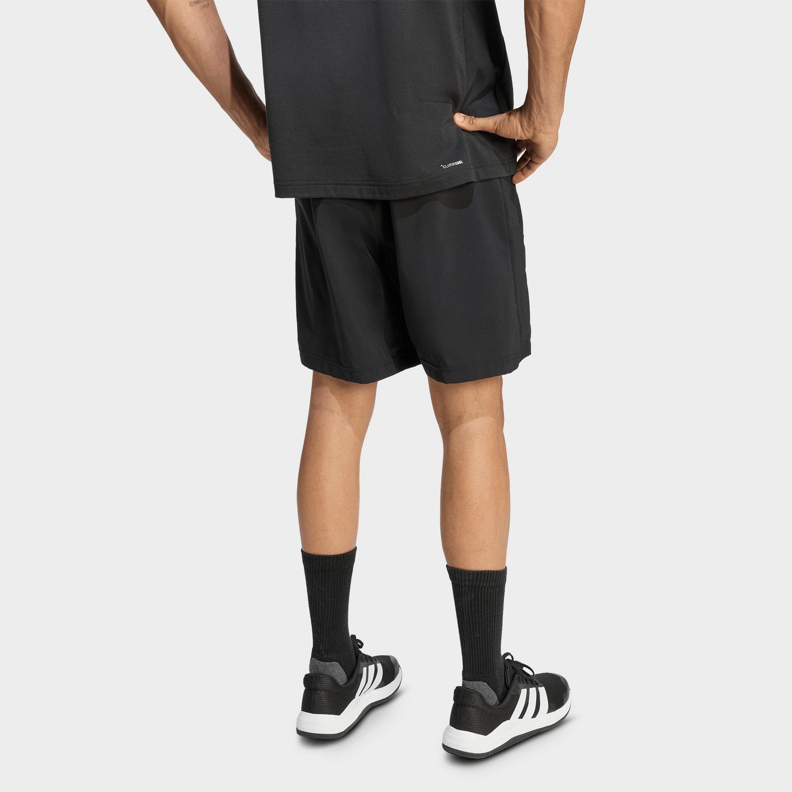 Men's adidas Workout Essentials Base Woven Training Shorts - Black - view 3