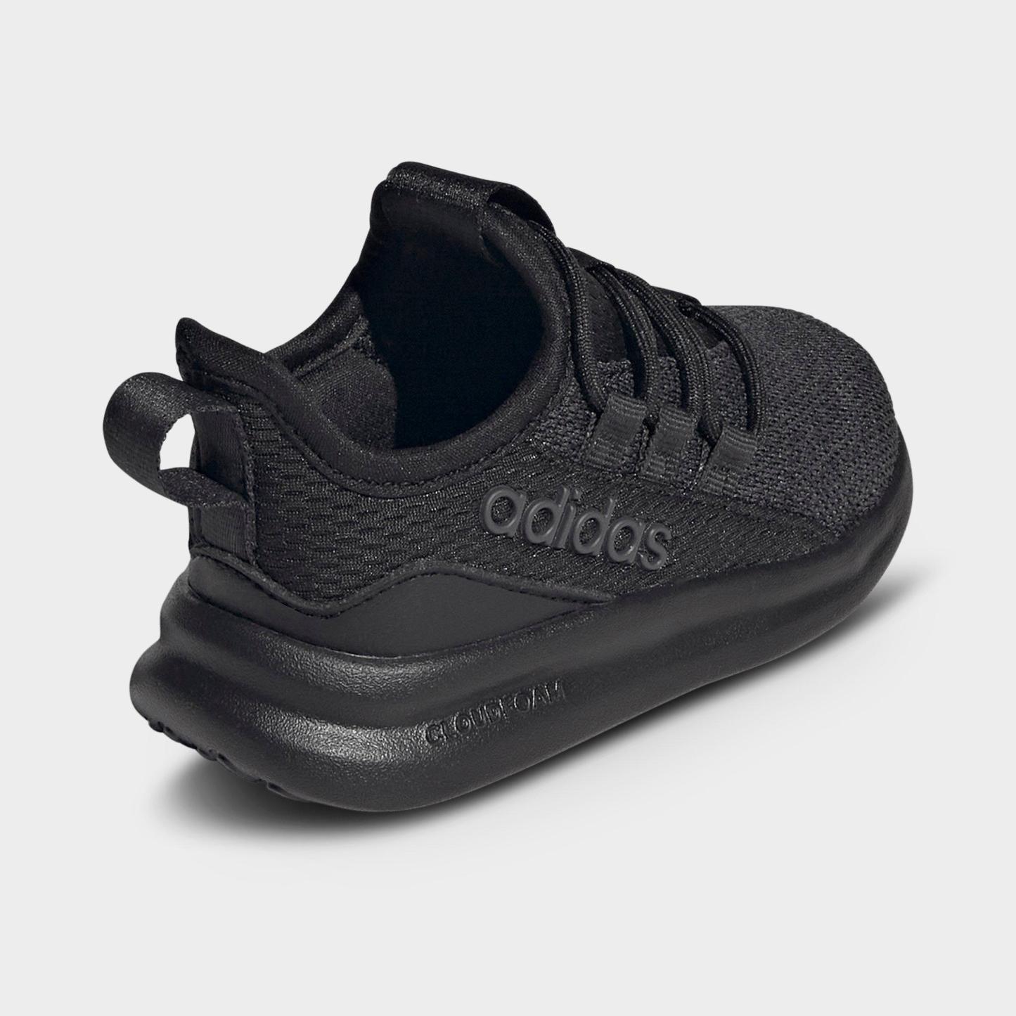 Kids' Toddler adidas Lite Racer Adapt 8.0 Stretch Lace Casual Shoes - Core Black/Carbon - Back view