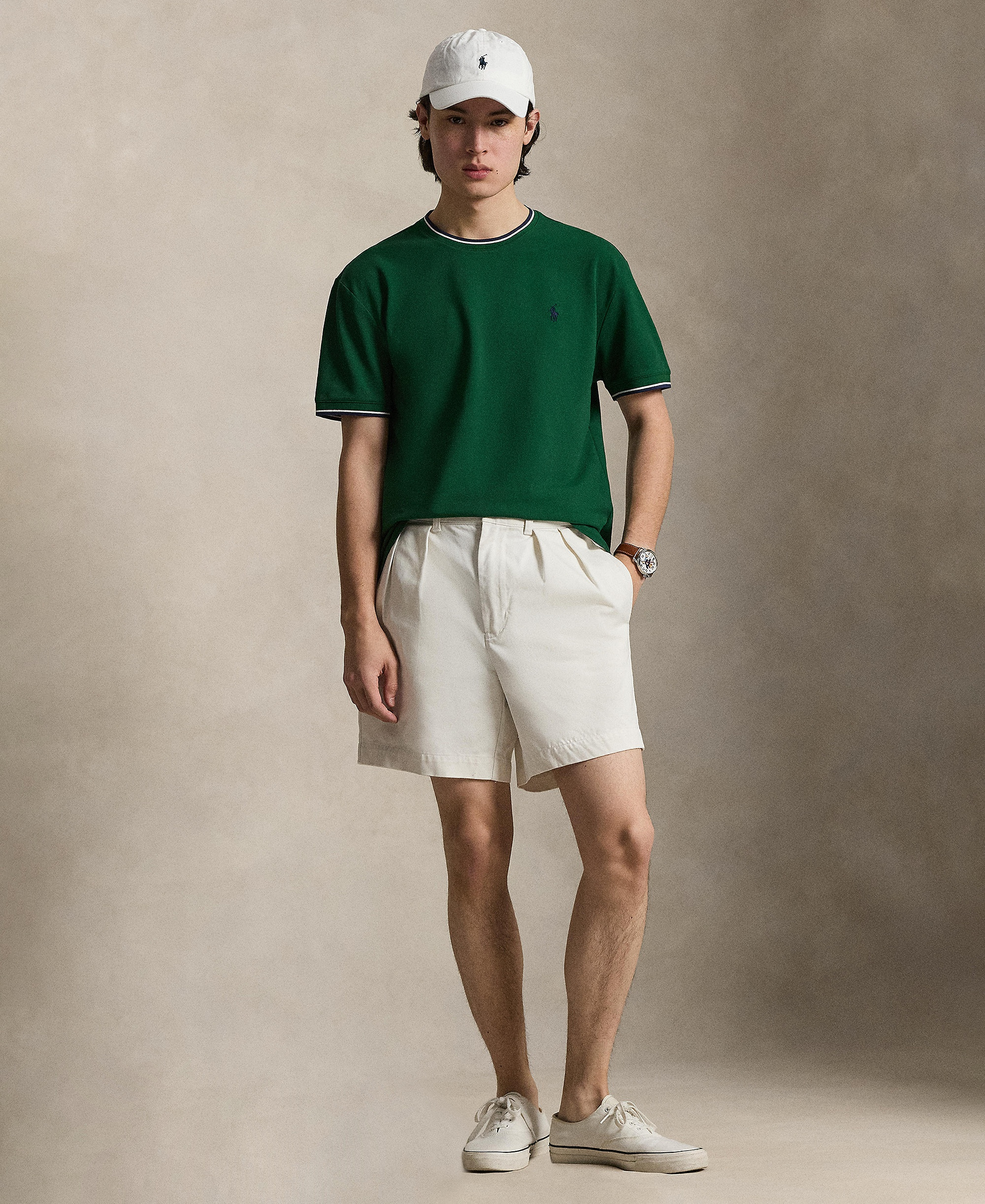 Polo Ralph Lauren Men's Classic-Fit Stretch Mesh T-Shirt - New forest