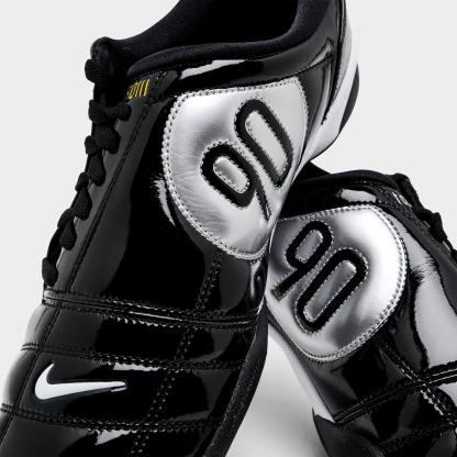 Men's Nithtke Total 90 Casual Shoes - Part 2 - Black/White/Metallic Silver - Detail shot