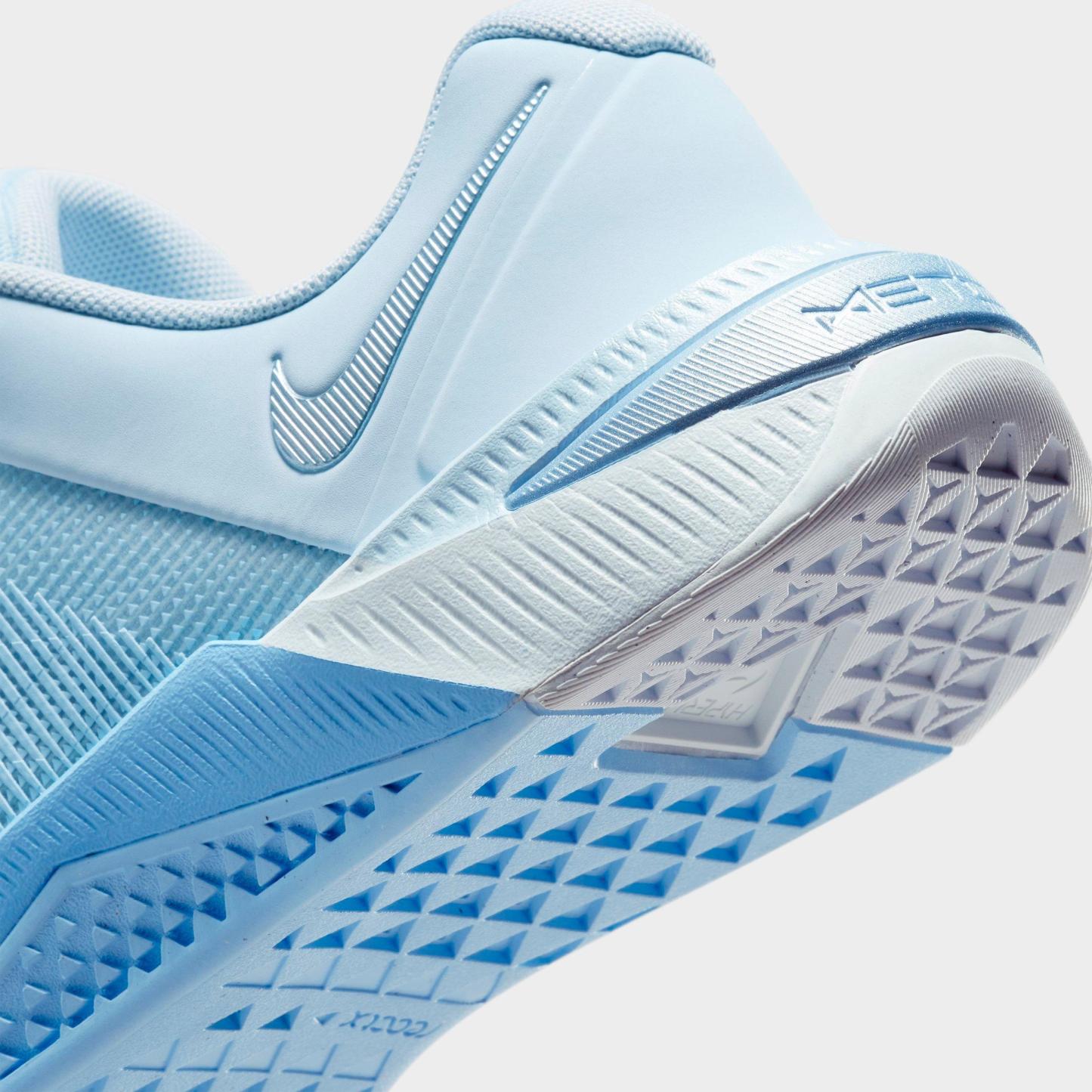 Women's Nithtke Metcon 10 Training Shoes - Hydrogen Blue/Aluminum/Football Grey/Hydrogen Blue - Detail shot