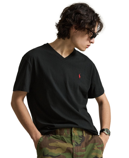 Polo Ralph Lauren Men's Classic-Fit V-Neck T-Shirt - Black