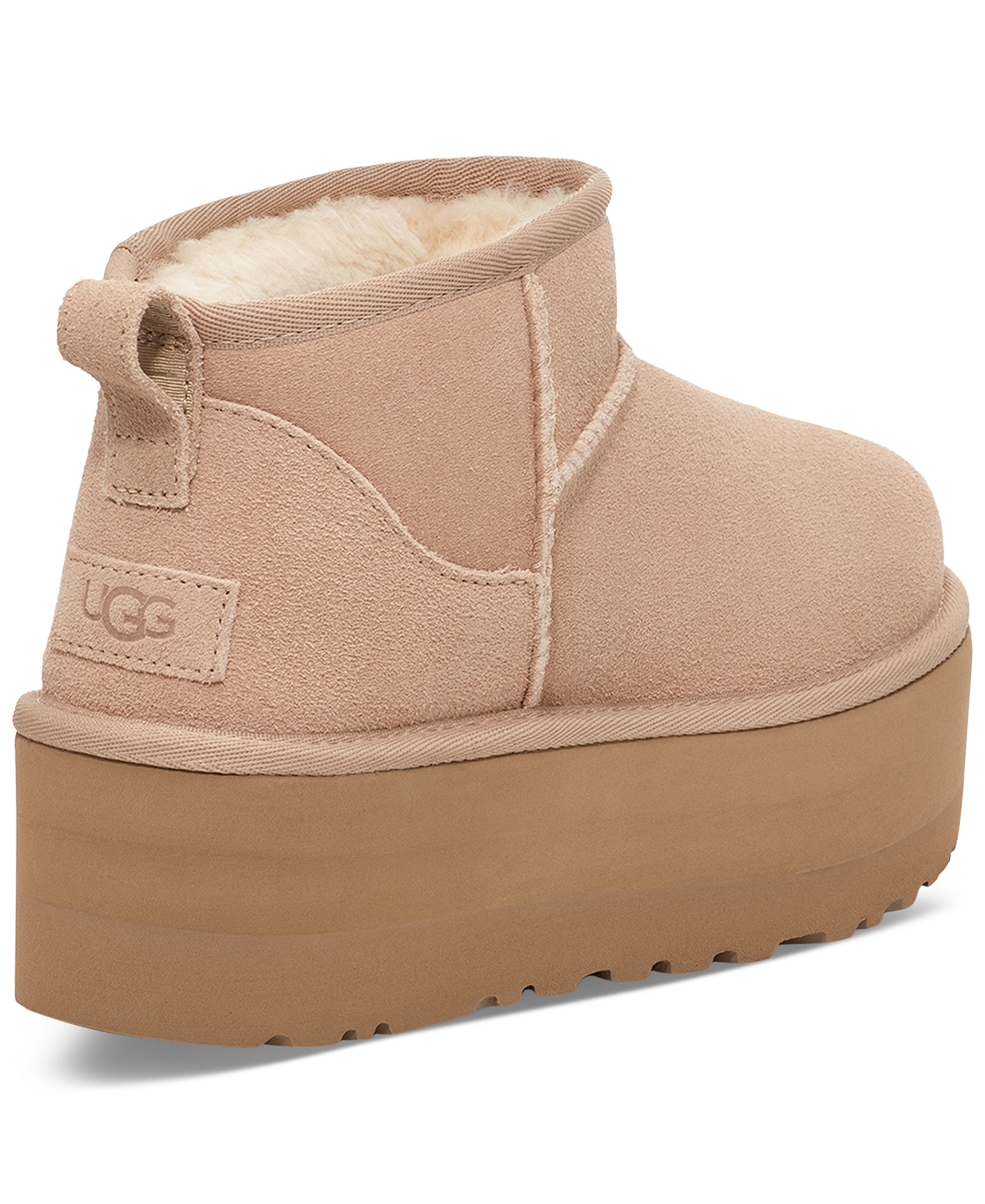 UGG® Women's Classic Ultra Mini Platform Booties - Sand