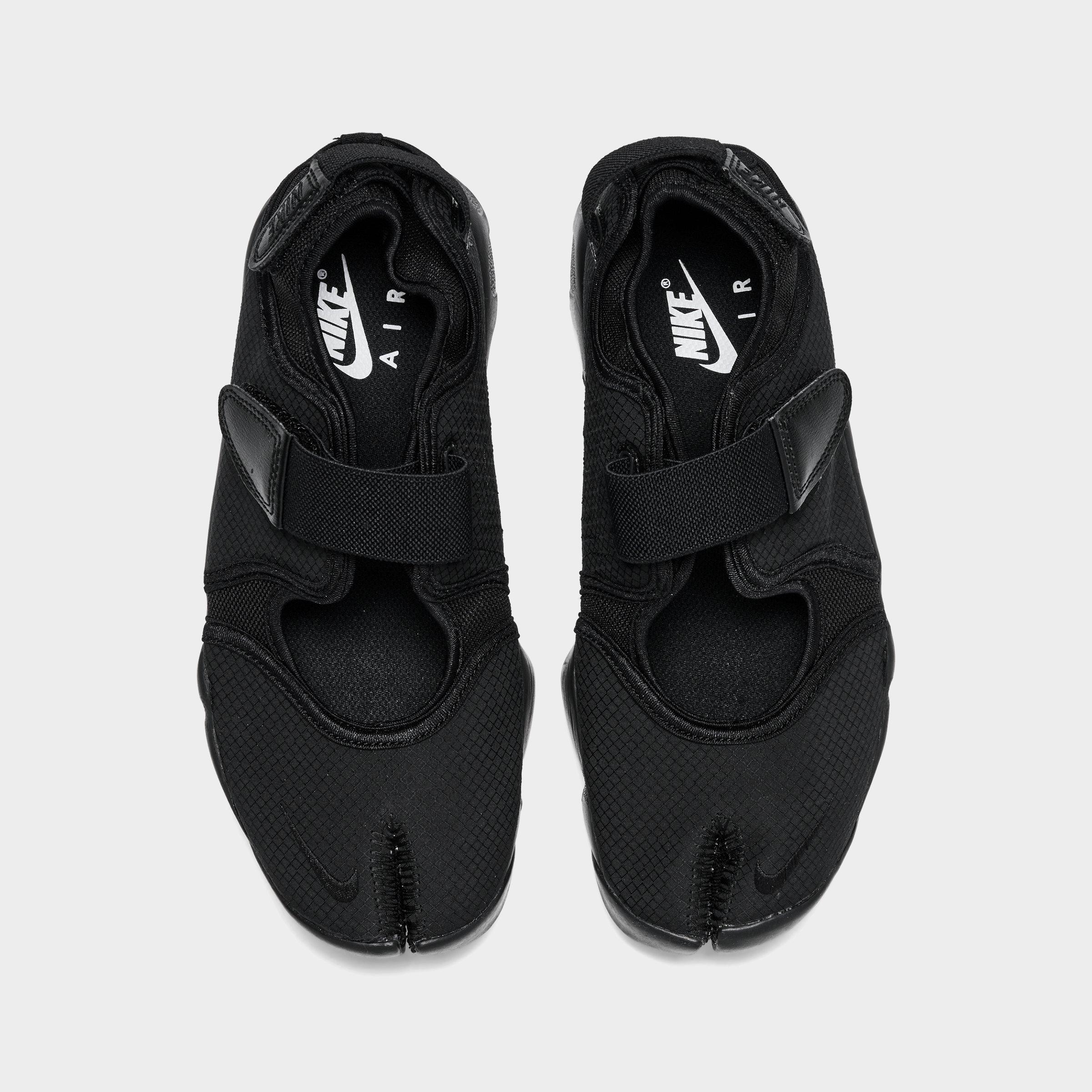 Women's Nithtke Air Rift Breathe Casual Shoes - Black/Black/White - Top view