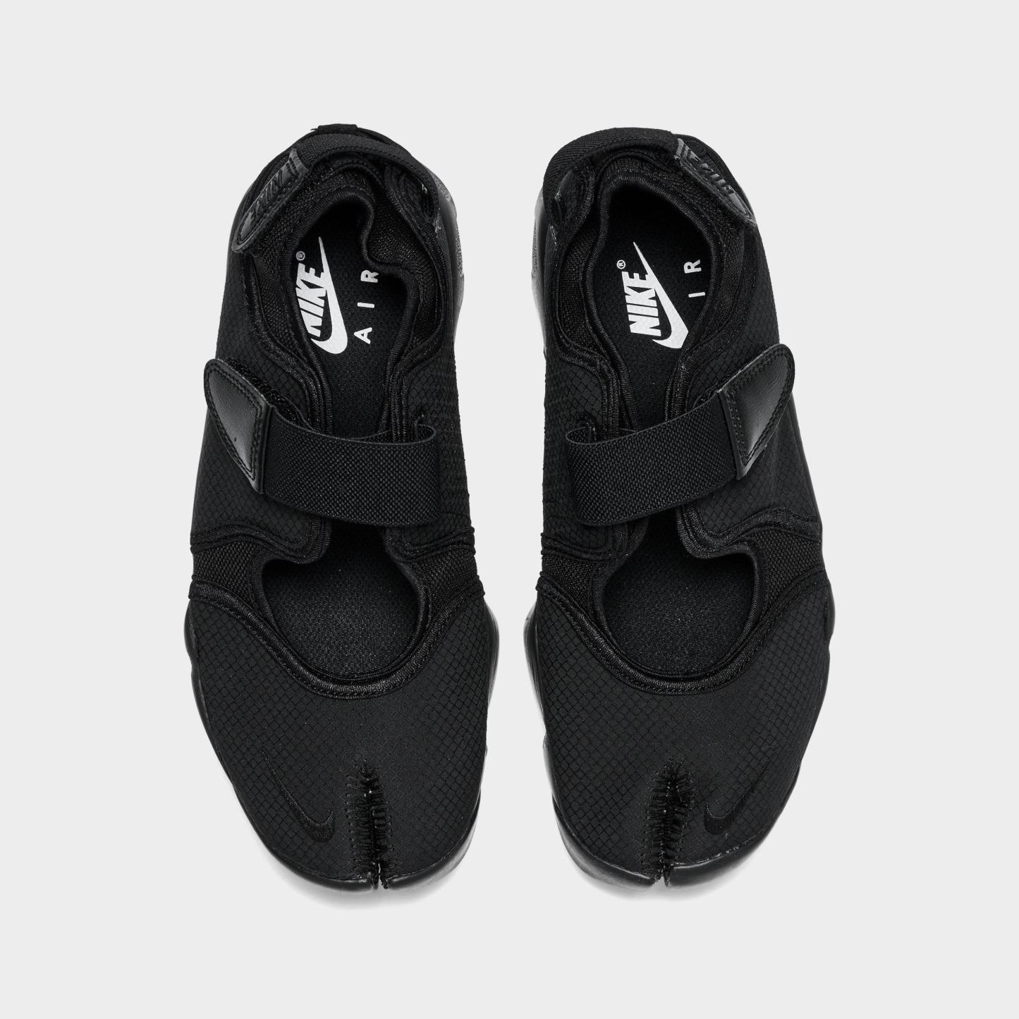 Women's Nithtke Air Rift Breathe Casual Shoes - Black/Black/White - Top view