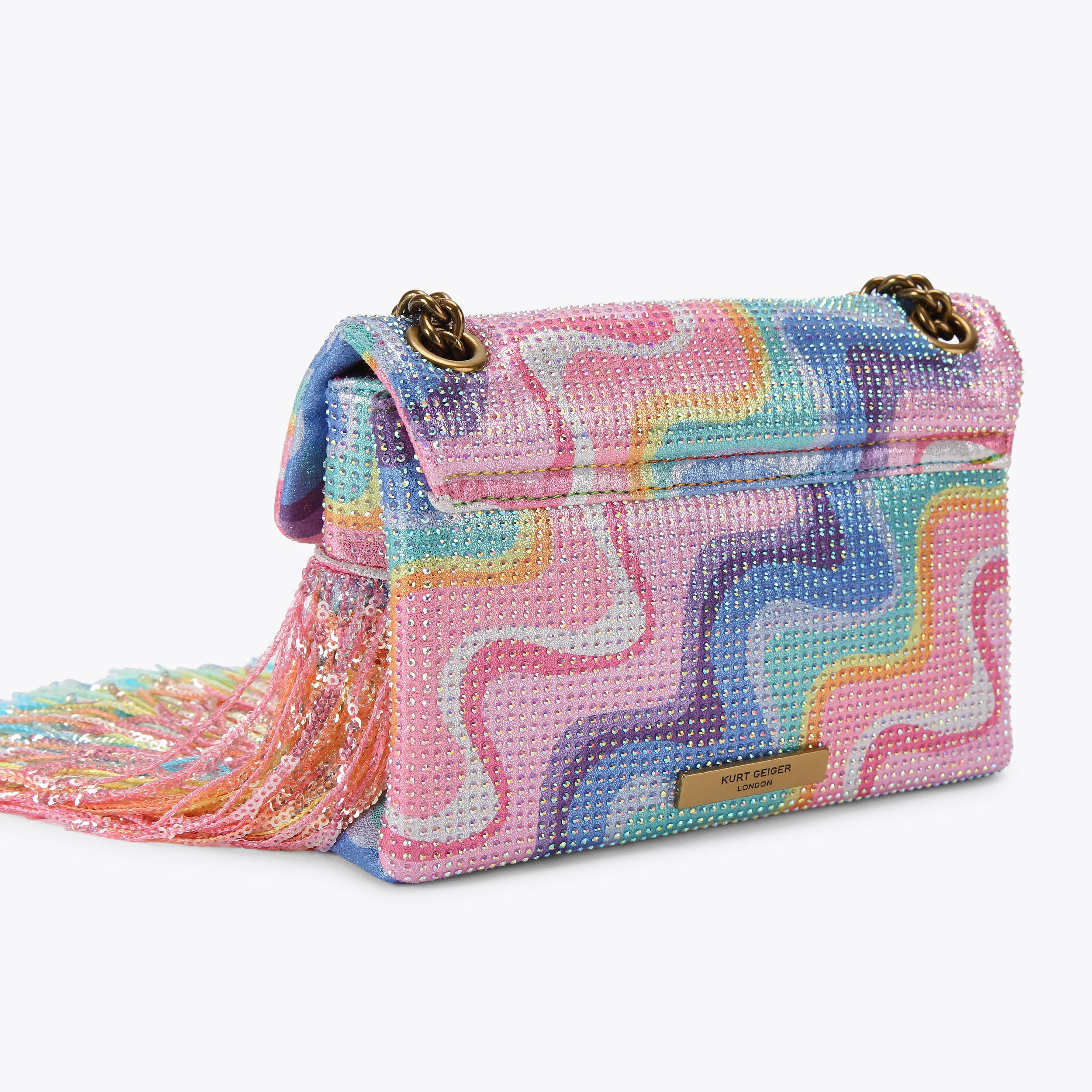 Kurt Geiger London Mini Kensington Fringe Bag - Multi Colored - view 4