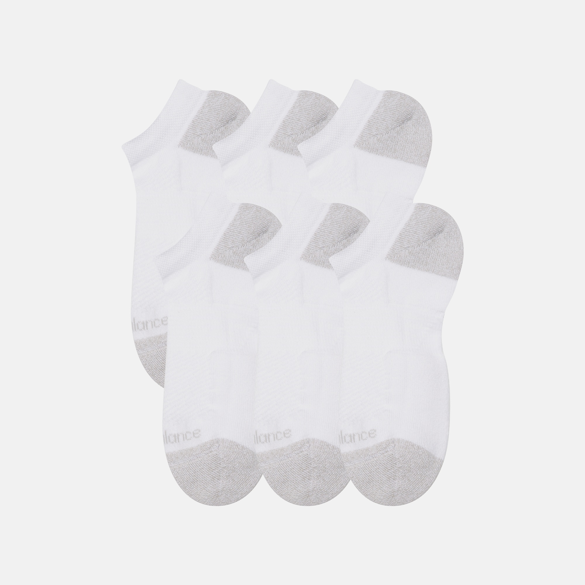 New Balance Active No Show Socks 6 Pack, LAS65204WT