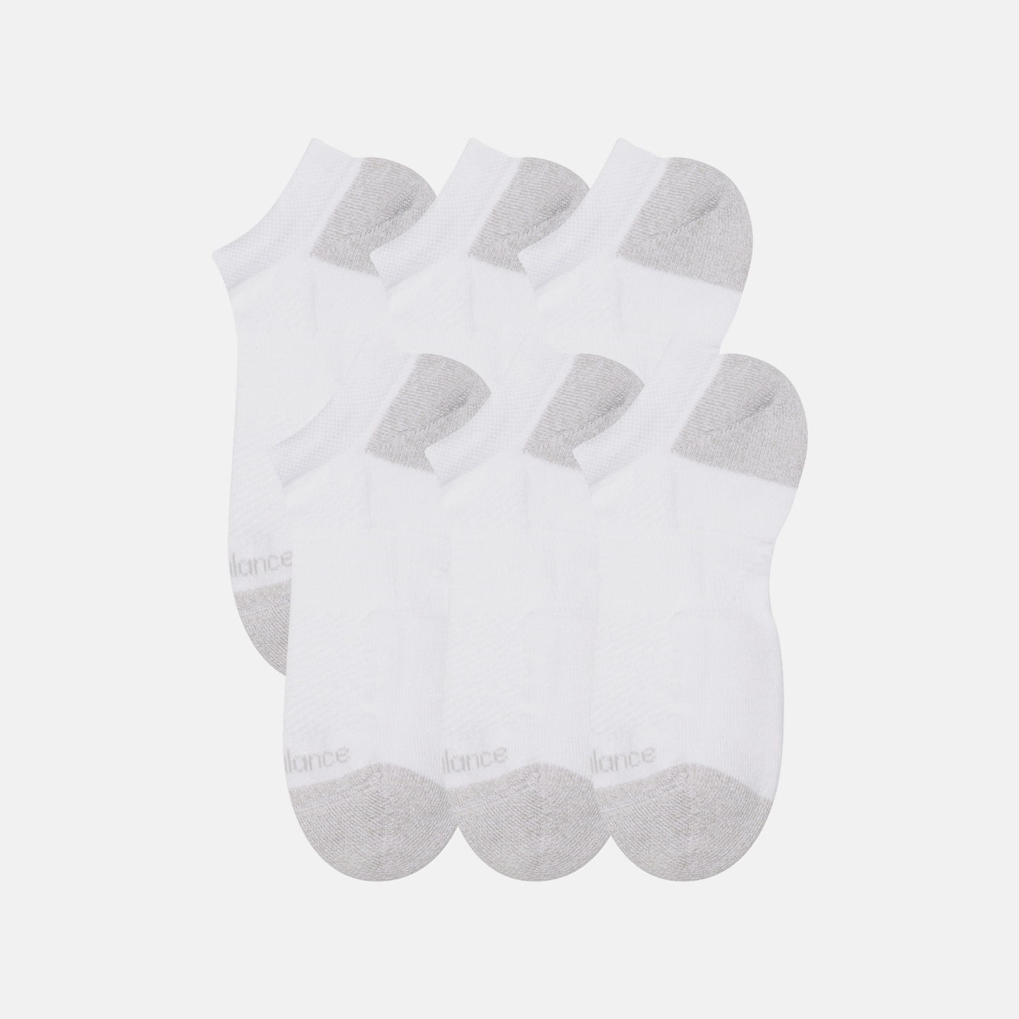 New Balance Active No Show Socks 6 Pack, LAS65204WT