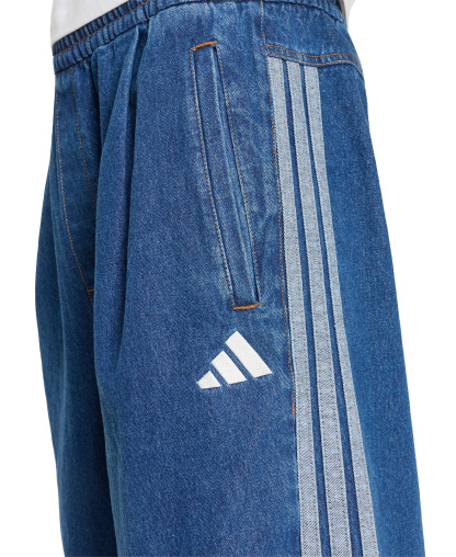 adidas Men's Stadium Oversized Denim Pants - Dual Indigo