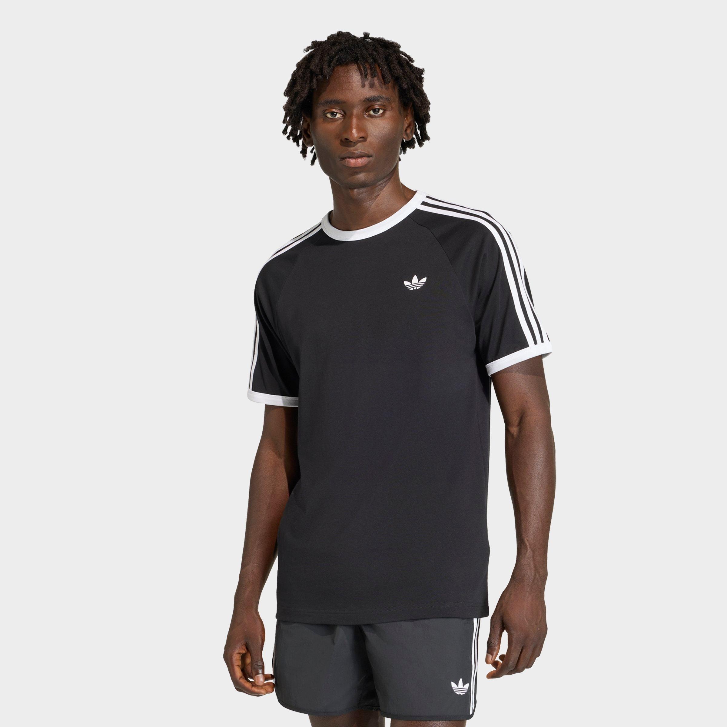 Men's adidas Originals adicolor 3-Stripes T-Shirt - Black