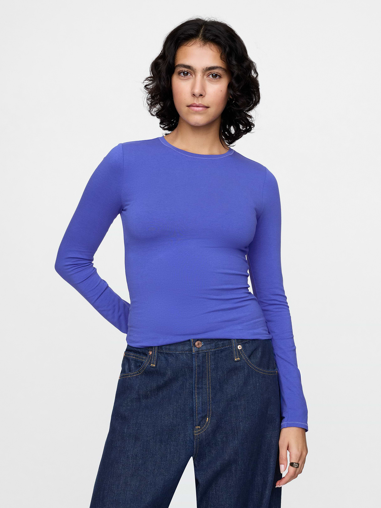 CloseKnit Jersey T-Shirt - Dazzling blue
