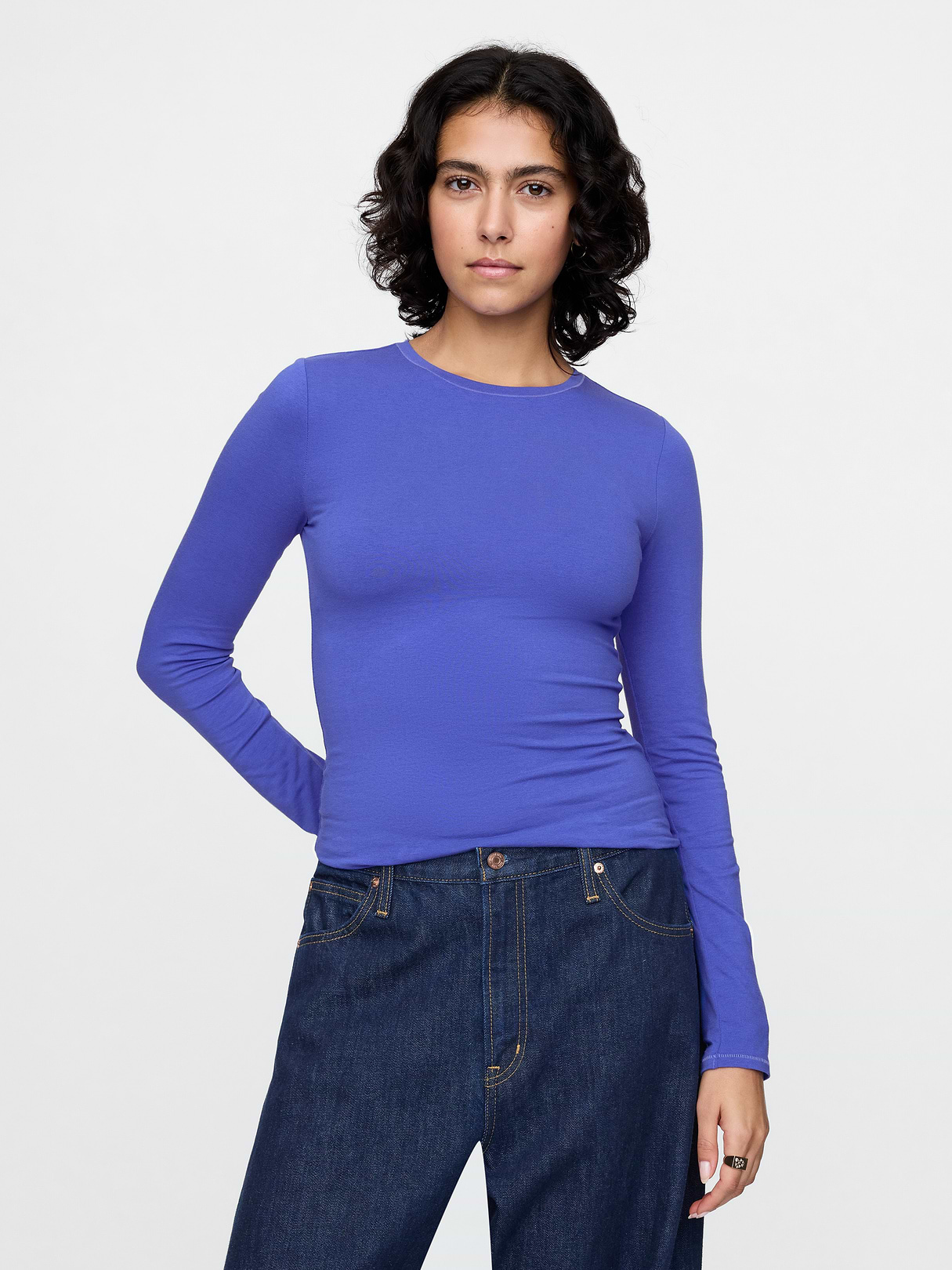 CloseKnit Jersey T-Shirt - Dazzling blue