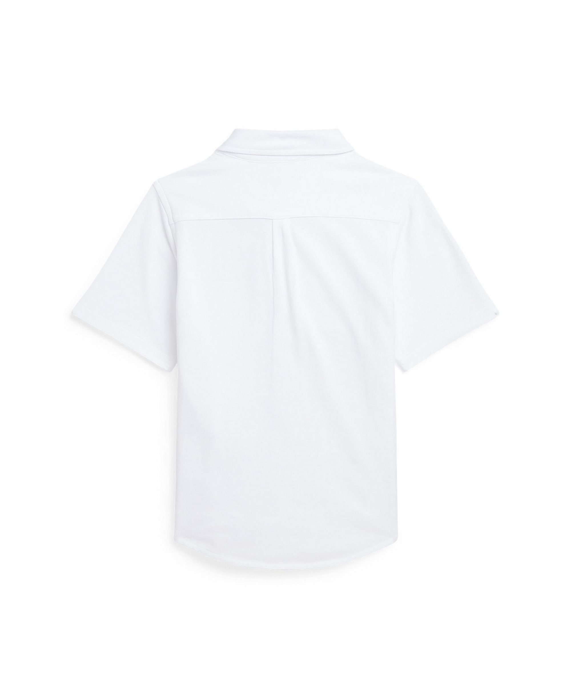 Polo Ralph Lauren Boys' 8-20 Knit Oxford Shirt - White
