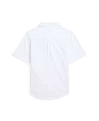 Polo Ralph Lauren Boys' 8-20 Knit Oxford Shirt - White