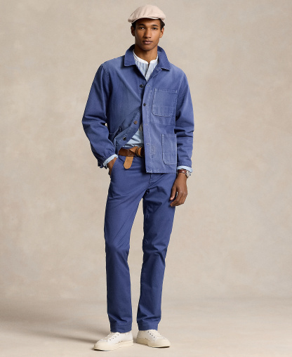 Polo Ralph Lauren Men's Straight-Fit Stretch Chino Pants - Light Navy
