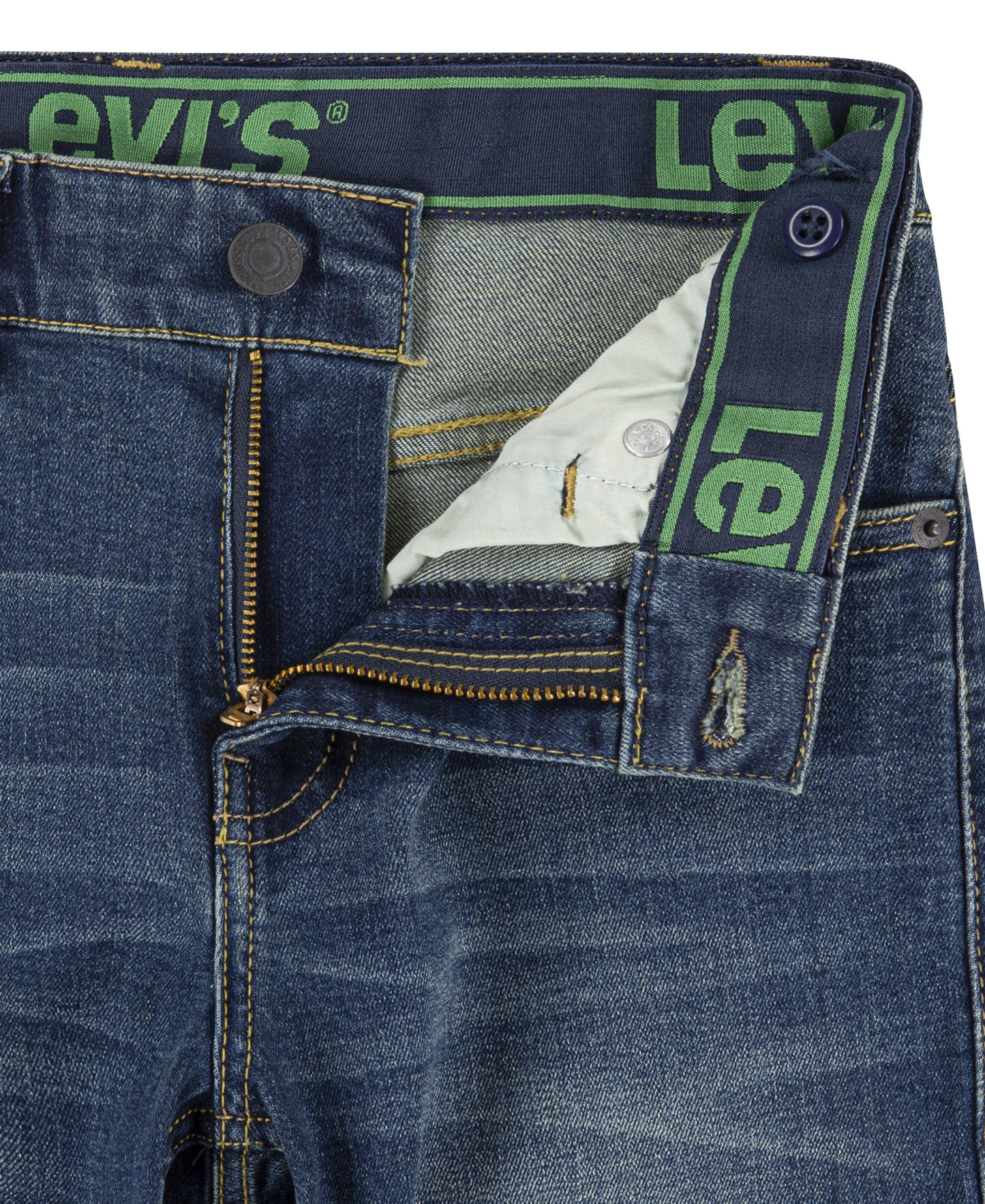 Levi's Boys' 2T-7 511 Slim Fit Stretch Performance Jeans - Evans Blue