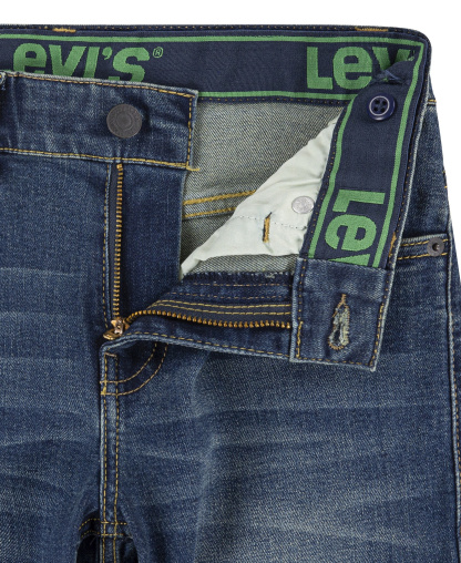 Levi's Boys' 2T-7 511 Slim Fit Stretch Performance Jeans - Evans Blue