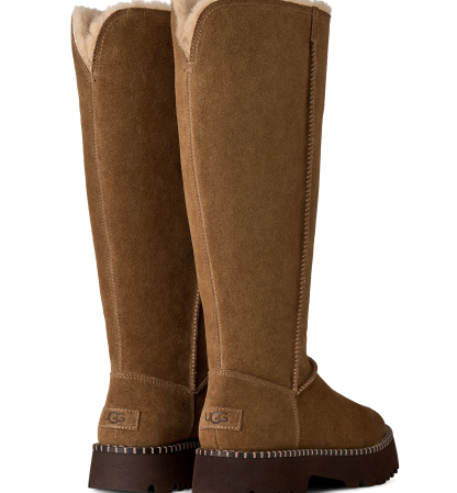 UGG® Women's Uptowner Round Toe Tall Boots - Light Bronze