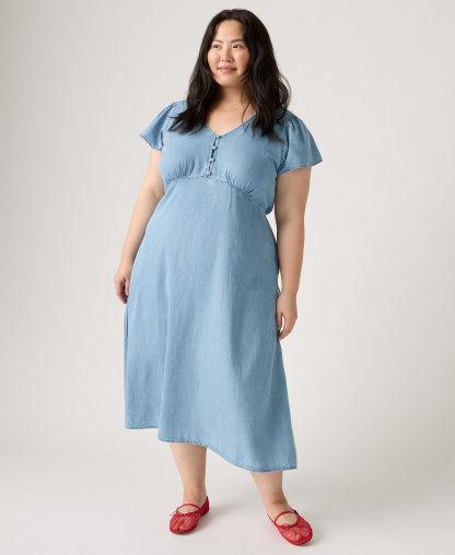 Levi's Women's Lilith V-Neck Midi Dress - Hey Good Looking