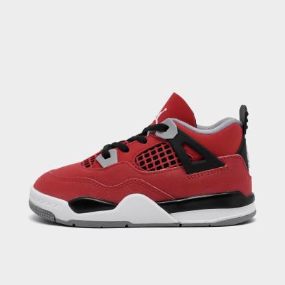 Kids' Toddler Air Jordan Retro 4 Basketball Shoes - Sweet Beet/Desert Pink/Off Noir/Chalk - view 1