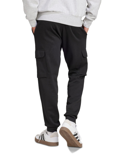 adidas Men's Essentials Fleece Cargo Pants - Black