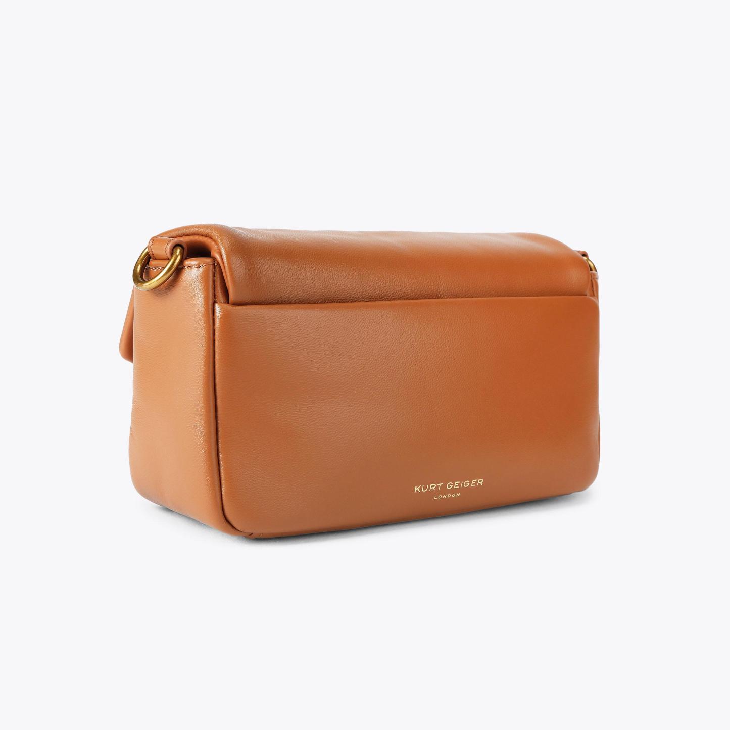 Kurt Geiger London Mini Leather Oxford Bag - Tan - view 4