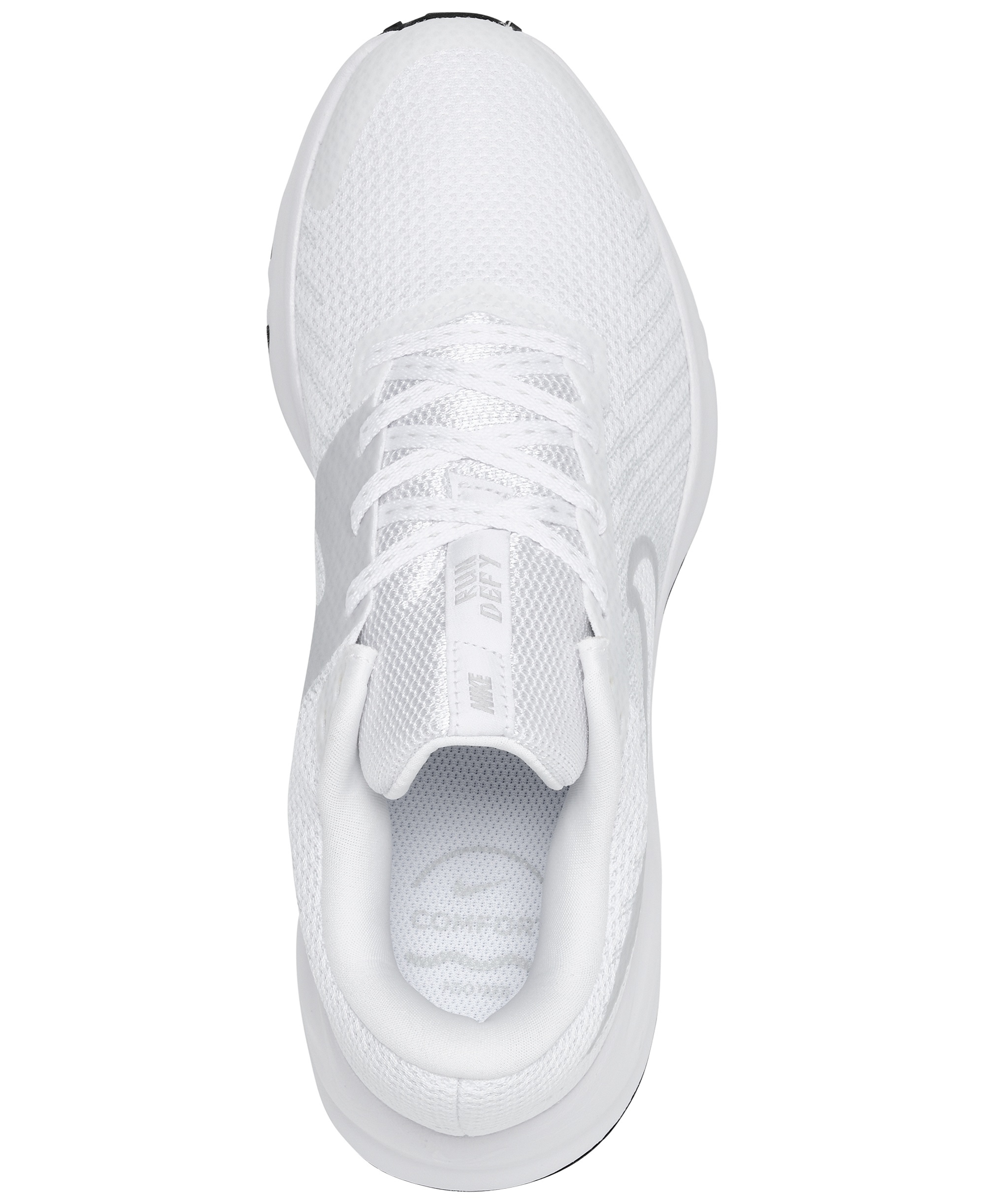 Nike Women's Run Defy All Day Running Sneakers from Finish Line - White, Black, Platinum