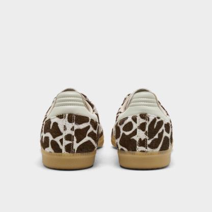 Women's adidas Originals Samba OG Casual Shoes - Part 5 - Crystal Linen/Ivory/Gum - Back view