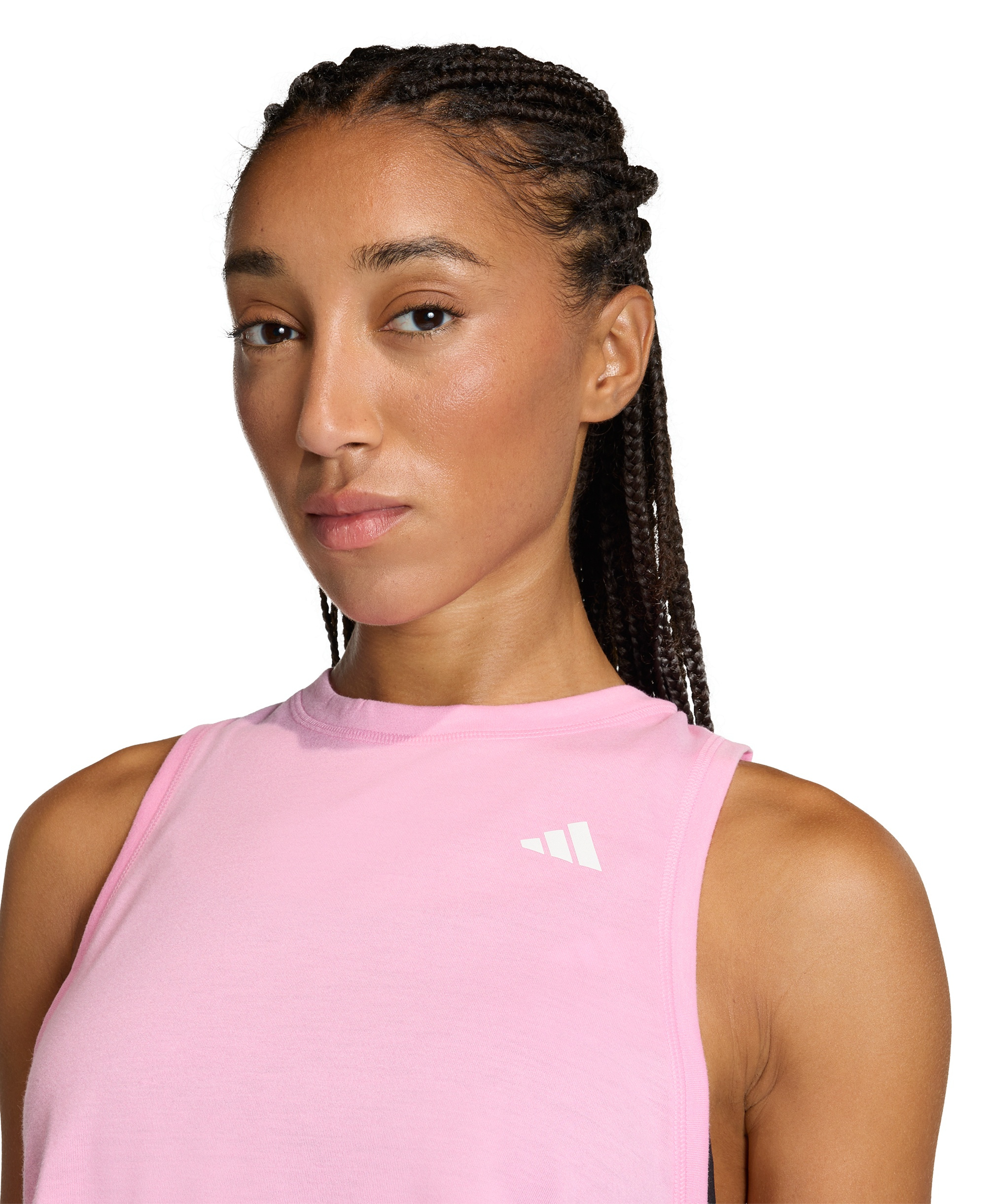 adidas Women's Train Essentials Boxy Workout Tank - Pink